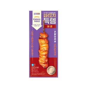 숯불닭꼬치 득템 매콤, 3개, 90g