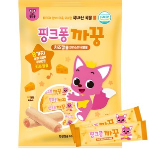 핑크퐁 까꿍 곡물 크리스피롤 24p, 1개, 치즈맛, 120g