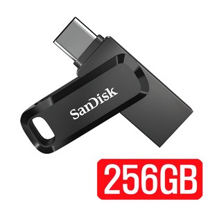 샌디스크 울트라 듀얼드라이브 고 USB Type C USB 메모리, 256GB