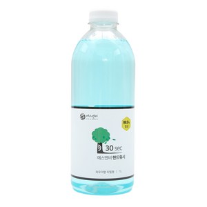 에스엔비 30s 항균 핸드워시 본품/리필, 파우더향 리필 1000ml, 1개, 1L