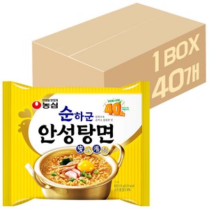 안성탕면 순하군 125g, 40개