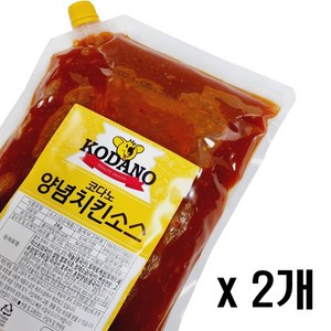 코다노 양념치킨 소스 2kg 2개 [아이스박스+아이스팩] /무료배송