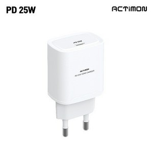 라피드 PPS PD 25W C타입 1포트 가정용 충전기, 화이트, 1개