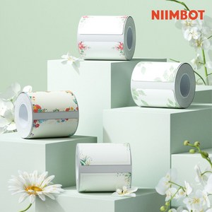 NIIMBOT 라벨프린터 라벨지 님봇 시노링크 B21 / B1 전용, 1개, A-04) 화이트 40x30