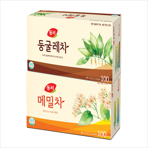 동서 메밀차 100T+동서 둥굴레차 100T 총200T, 1세트, 100개입, 150g, 2개