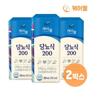 케어웰 당뇨식 200, 200ml, 48개