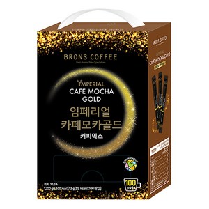 **** 브론스커피 임페리얼 카페 모카골드 ****, 12g, 100개입, 1박스