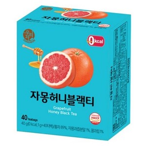 송원 우리차 자몽허니블랙티 40T, 1g, 40개입, 6개