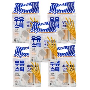 키즈웰 우유스틱, 256g, 5개