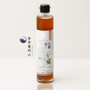 농부플러스 국산 냉압착 생들기름/ 저온착유 들기름/ 저온착유 참기름 300ml, 국산 저온착유 들기름, 1개