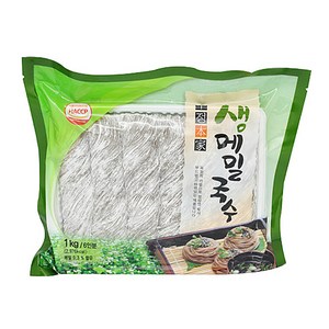 우정본가]생메밀국수(1kg)[삼시푸드 우정본가 메밀국수 생모밀국수 메밀면 모밀면 메밀소바 1000g], 1개, 1000g