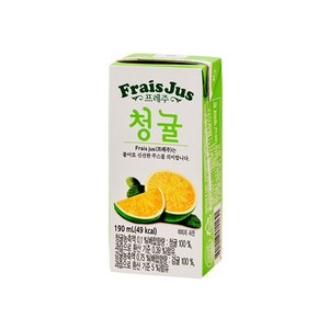 프레주 청귤 190ml, 24개