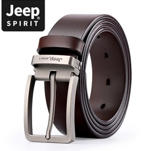 JEEPSPIRIT 남성용 가죽 벨트 OM18CD996BT0434 + 벨트선물용박스 (사은품제공) 미수령시 무료반품혜택까지