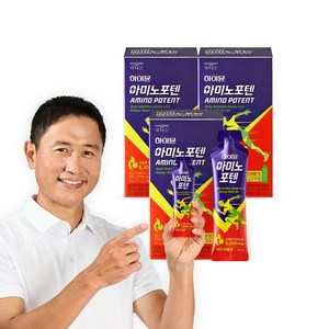 일동후디스 하이뮨 아미노포텐 고함량 아미노산 2550mg / 에너지젤 45g*10포, 3박스, 450g