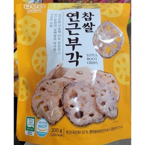 오희숙전통부각 찹쌀 연근부각 200g, 1개