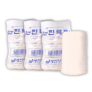 성진 탄력붕대 3인치(7.5cmx190cm) 3개 압박붕대, 1세트, 3개입