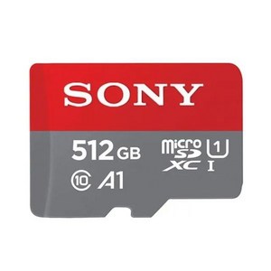 소니 울트라 마이크로 SD 512GB 카드 SD/TF 플래시 메모리 카메라용 32 64 128 GB, 1개