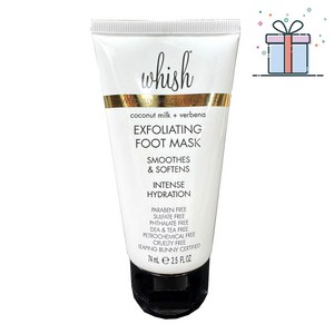 위시 코코넛 엑스폴리에이팅 풋 마스크 74ml, 1개, 1개입