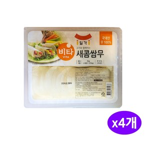 [일가집]비타 쌈무 3kg x 4개 1박스 국내산무 식자재