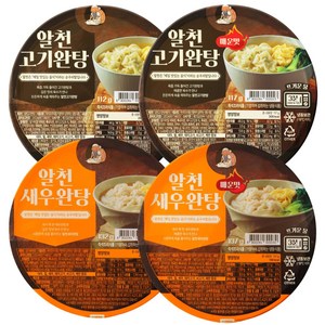 <부산완당> 1인분 알천완탕 4종세트, 1개, 498g