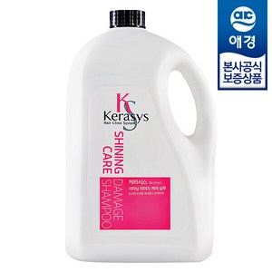 [애경][비밀세일] 케라시스 샤이닝 데미지 케어 샴푸/린스 4L x1개 +펌프증정, 샤이닝 데미지 샴푸 4L x1개