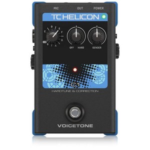 TC-HELICON VoiceTone C1 보컬 이펙터 (TC 헬리콘 보이스톤 C1), 1개