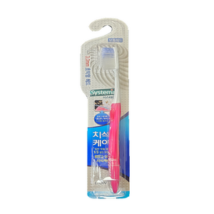 시스테마 치석케어 칫솔 레귤러, 4개입, 4개