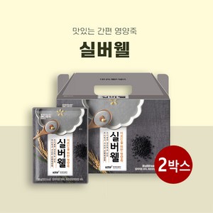 시니어 영양죽 메디푸드 실버웰 검은깨맛 30포 35g X 2박스, 60개