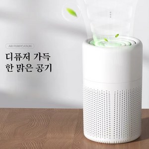 (ANYOU) 공기청정기 포름알데히드 제거 가정용 탁상용 소형 실내 탈취정화기, 흰색