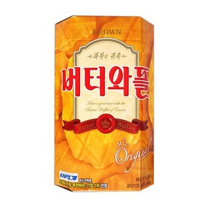 크라운제과 버터와플, 135g, 50개