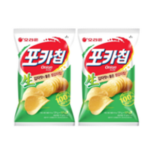 오리온 포카칩 양파, 137g, 2개