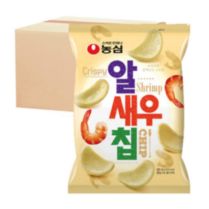 농심 알새우칩, 68g, 20개