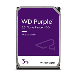 [정품] WD Puple 3TB 보안용하드 CCTV WD33PURZ A/S 3년보증