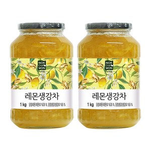 녹차원 레몬생강차 1kg 2개세트, 1개입, 2개