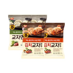 동원 고기 교자만두 600g x 2봉+김치 교자만두 600g x 2봉, 1개, 상세 설명 참조, 상세 설명 참조