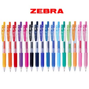 ZEBRA 제브라 사라사 클립 SARASA 중성펜 - 0.4mm (20색), 그레이 GR