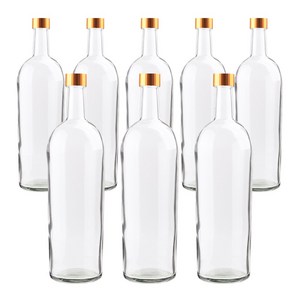 가인글로벌 과실주750 유리병 과실주 주류병 유리용기, 8개, 750ml