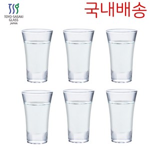 [국내배송] 일본 도요사사키 정품 사케잔 100ml 세트 술잔 도쿠리 식기세척기 가능, 6개