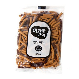 아침애간식 애견용 버거, 연어버거, 10개