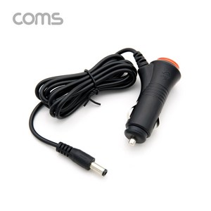 Coms 차량충전 케이블 12V 1A DC 5.5(2.1) BB760, 1개