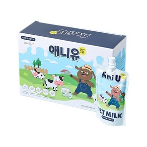 애니먼 펫밀크 강아지 고양이 우유 180ml 10개입, 없음, 10개