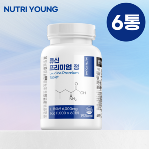 뉴트리영 류신 단백질 프리미엄 정 1000mg, 6개, 60g