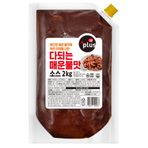 식자재왕플러스 다되는 매운불맛소스 2kg, 1개