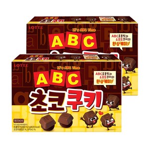 롯데웰푸드 ABC초코쿠키, 152g, 2개