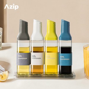 Azip 에이집 대용량 자동열림 밀폐 오일병 500ml, 옐로, 1개