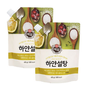 백설 하얀설탕, 400g, 2개