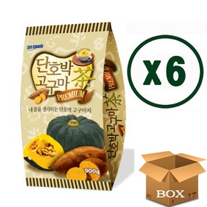 희창 단호박 고구마차, 900g, 6개