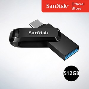 샌디스크 공식인증제품 USB 메모리 Ultra Dual Go 울트라 듀얼 고 Type-C OTG USB 3.1 SDDDC3, 512GB