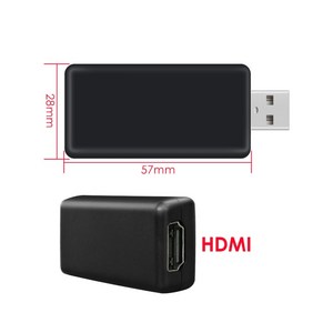 차량용 AV 비디오 출력 박스 USB HDMI 포트 CVBS 어댑터 안드로이드 자동차 라디오 내비게이션 GPS 플레이어, 02 HDMI pot, 1개