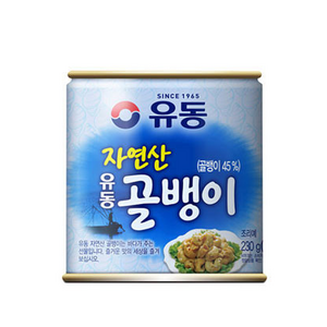 유성물산 유동 자연산 골뱅이 230g, 52개